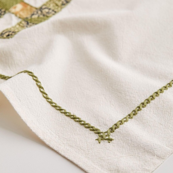 Patchwork Monogram Tea Towel - Picture 3 of 6